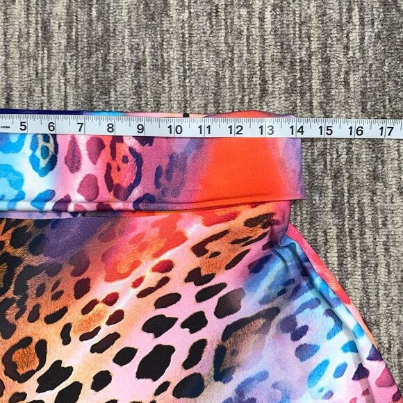 Venus Womens Size‎ Small Medium Mini Halter Dress Multicolor Animal Print *Read - Picture 5 of 7